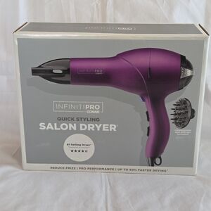Infiniti Pro ConaircMagenta Quick Styling Salon Hair Dryer AC Motor, 1875W New